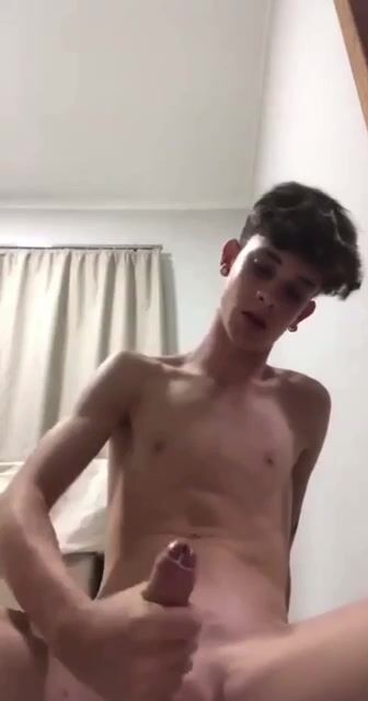Solo twink boy cum wanking jerking off porn
