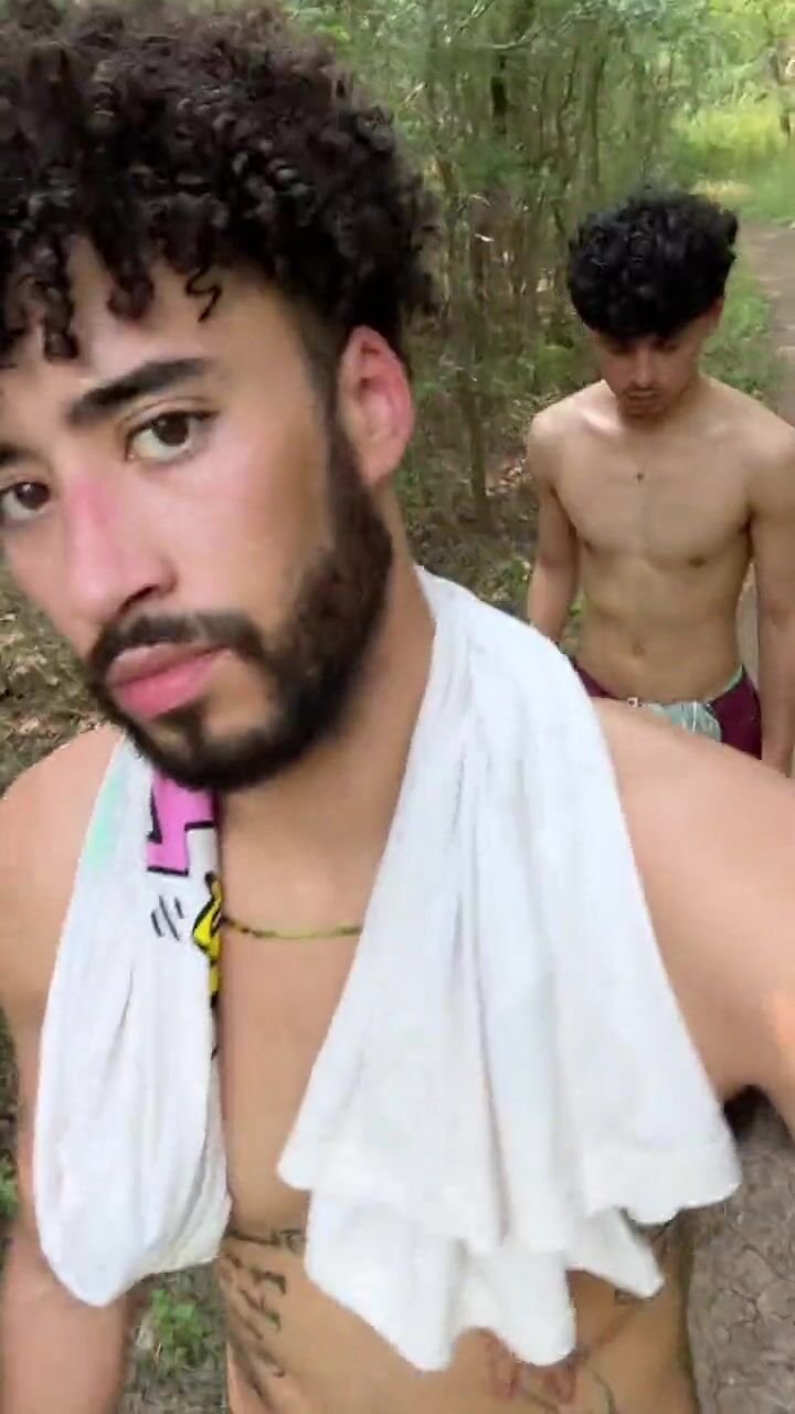 Some dude followed me on the trail so i let him suck it
