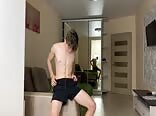 Twink meets muscle daddy bareback 9
