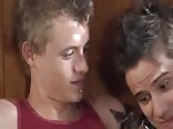 Twink rides daddy’s muscle cock bareback 21