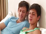 Gay boys fuck still in front of spectator