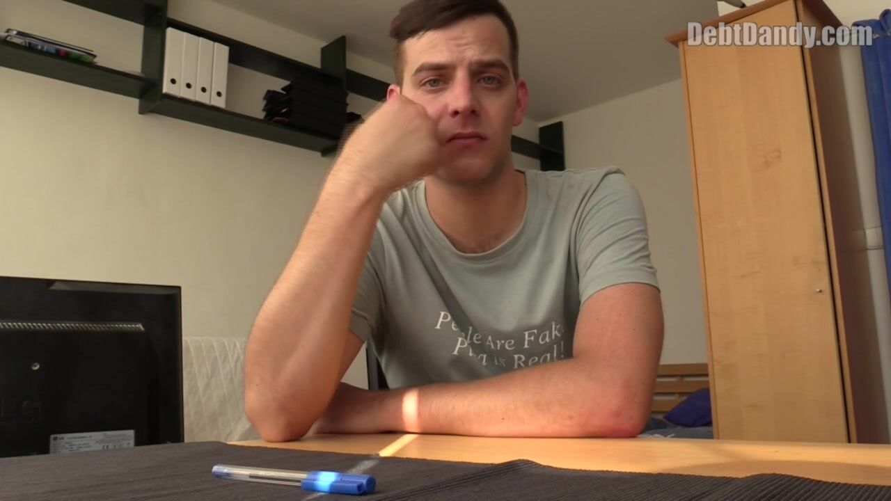 Cute str8 guy bottoms for money in gay porn