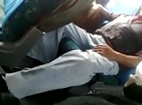 स्ट्रेट वर्कर ट्रेन में चूसा गया