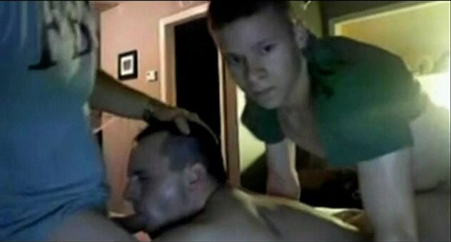 Straight boy pounds two gay boys