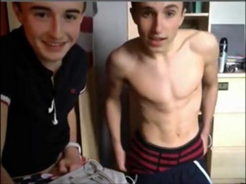 Straight twink brothers play on webcam for catfish
