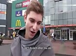 Street twink paid for bareback cock ride