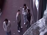 Tween teen street action