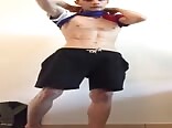Cam-boys strippen für schwule porno-action