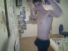 Striptease very cute twink boi