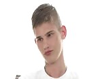 Boy strips and cums hard 4