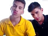 Hot teen sucks andy's cock
