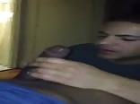 Drunk twink sucks married neighbour's cock