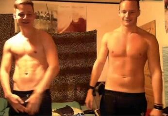 German studs cum on cam with twink