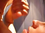 Webcam cum swallowing show
