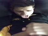 Swallows his own hot load