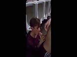 Teen sucks cock in public toilet