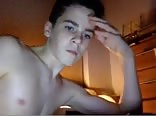 Teen jerker strokes hard