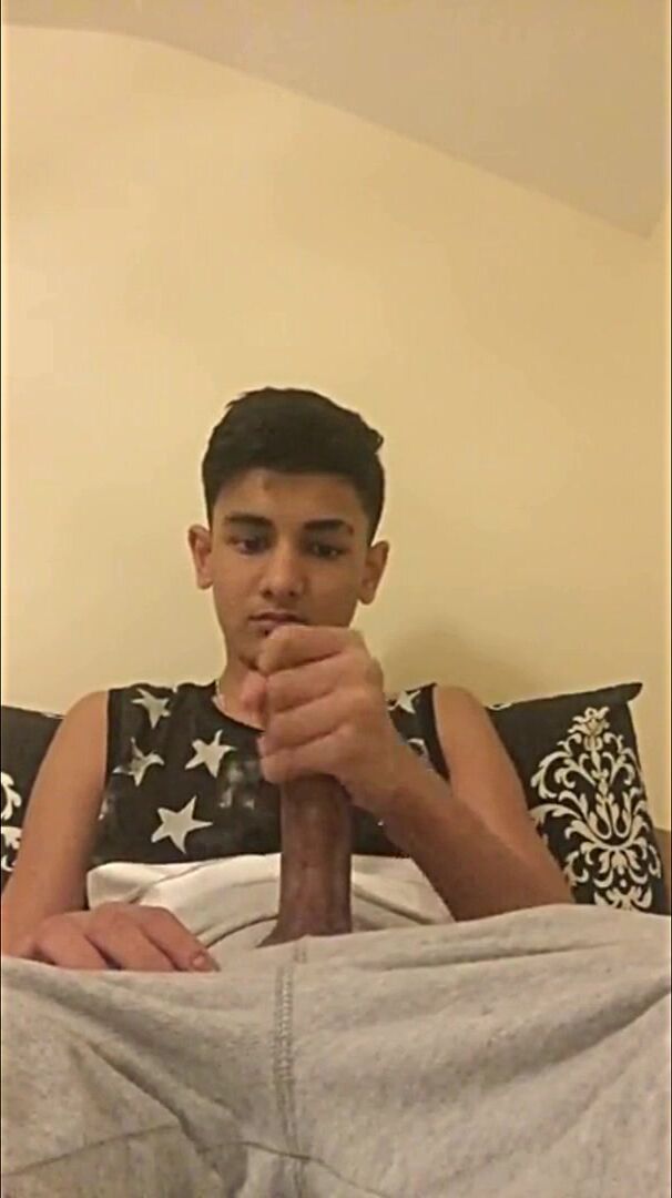 Teen late night jerk off & cum