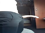 Teen shows off his big cock