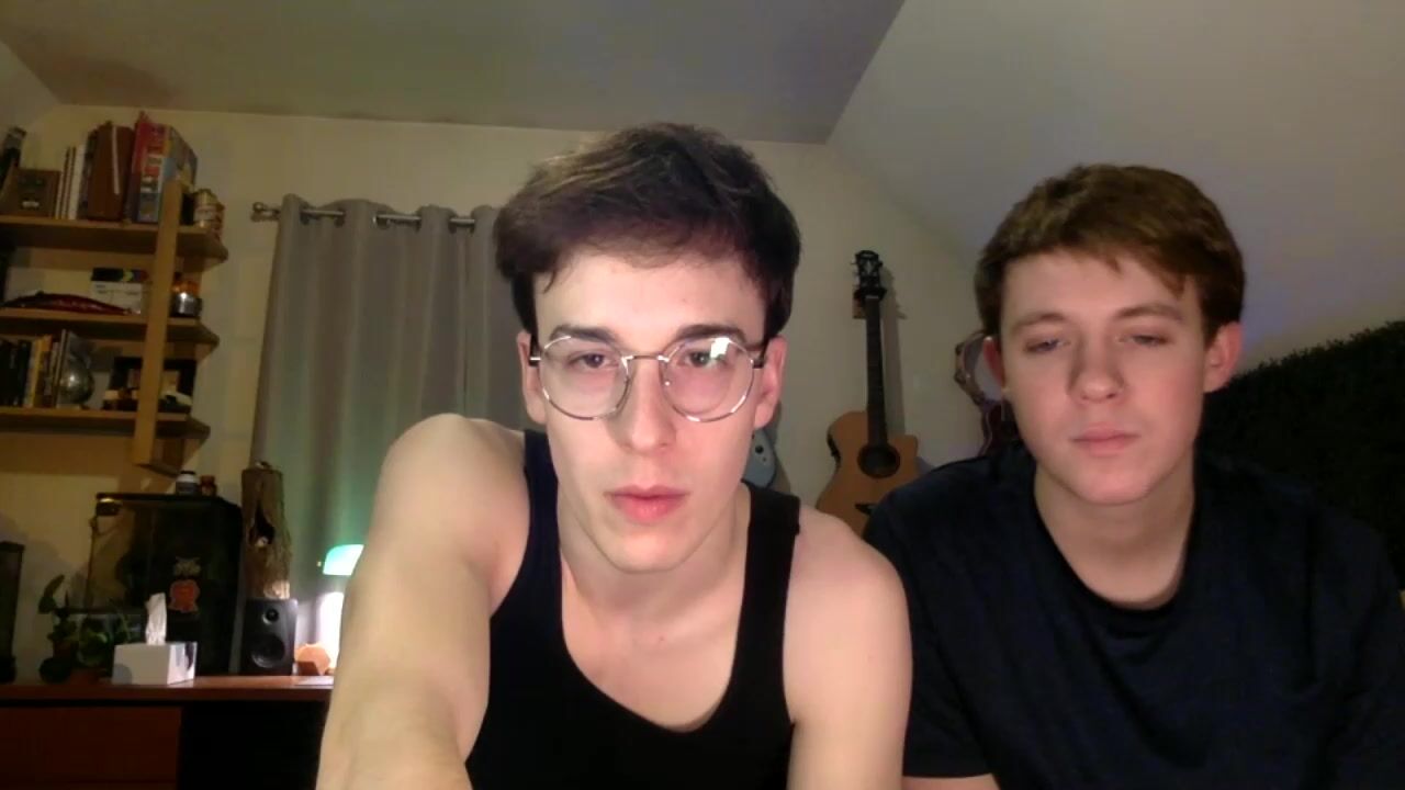 Teen twink couple bareback webcam sex