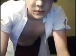 Hot teenager shows off his cock