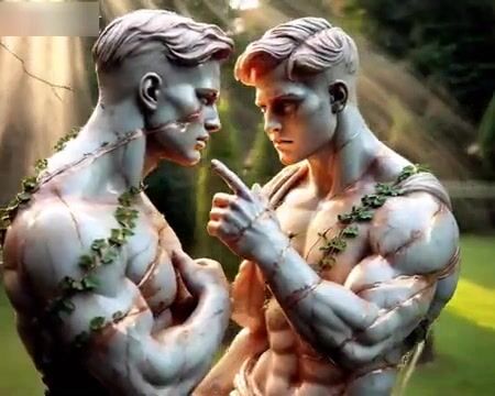Schlanker twink und muskulöser daddy bareback