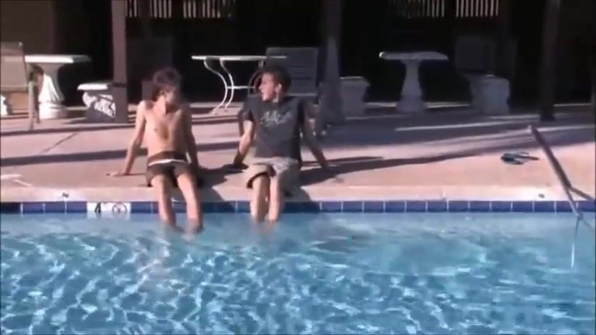 Horny poolboy craves raw daddy cock