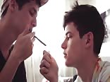 These two pro models and real life lovers get artsy