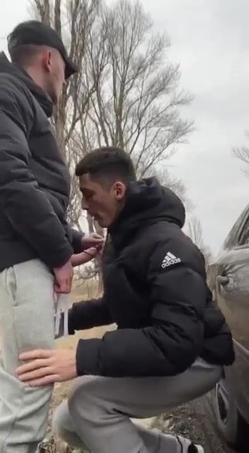 Country road twinks meet and fuck