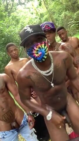 Woods thug orgy action