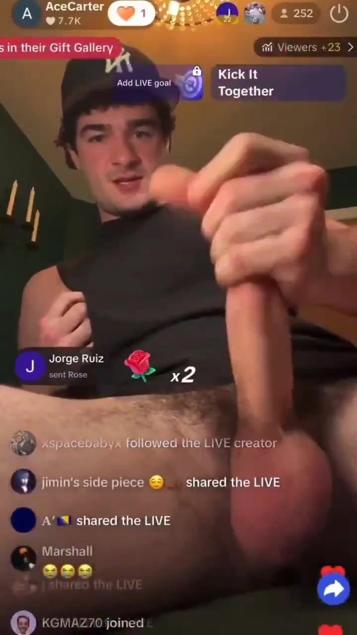 Tiktok twink daddy muscle bareback cock