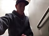 Toilet cam gay boys jerk bare