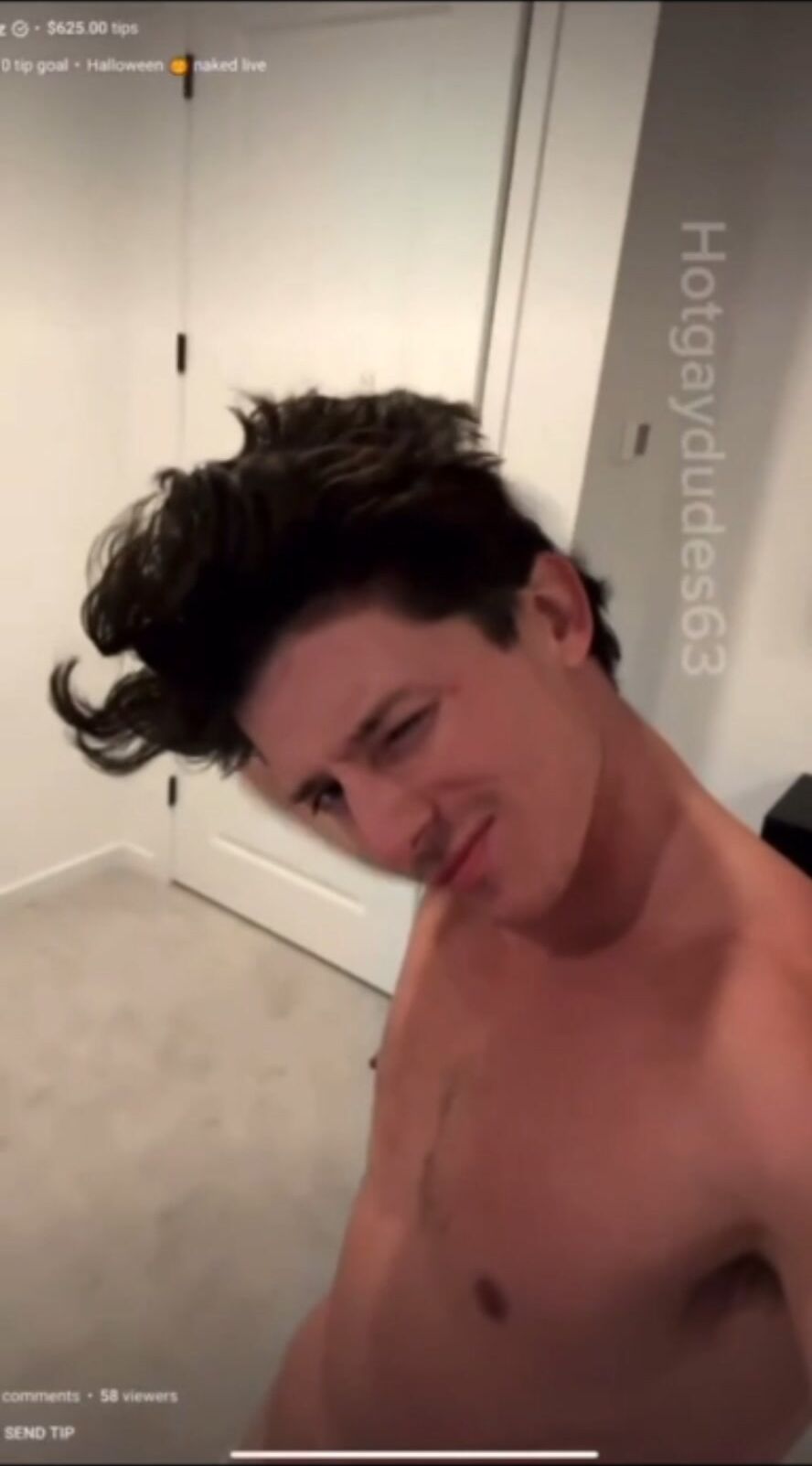 Tony lopez cock exposed on livestream