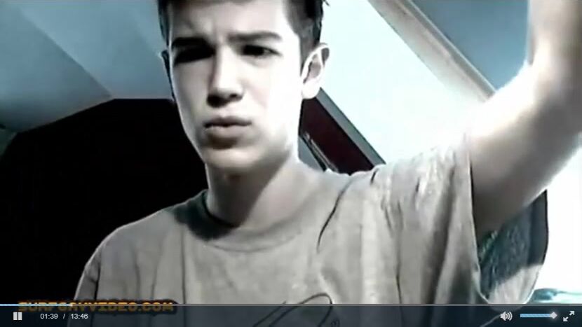 Solo twink strokes cock for fun