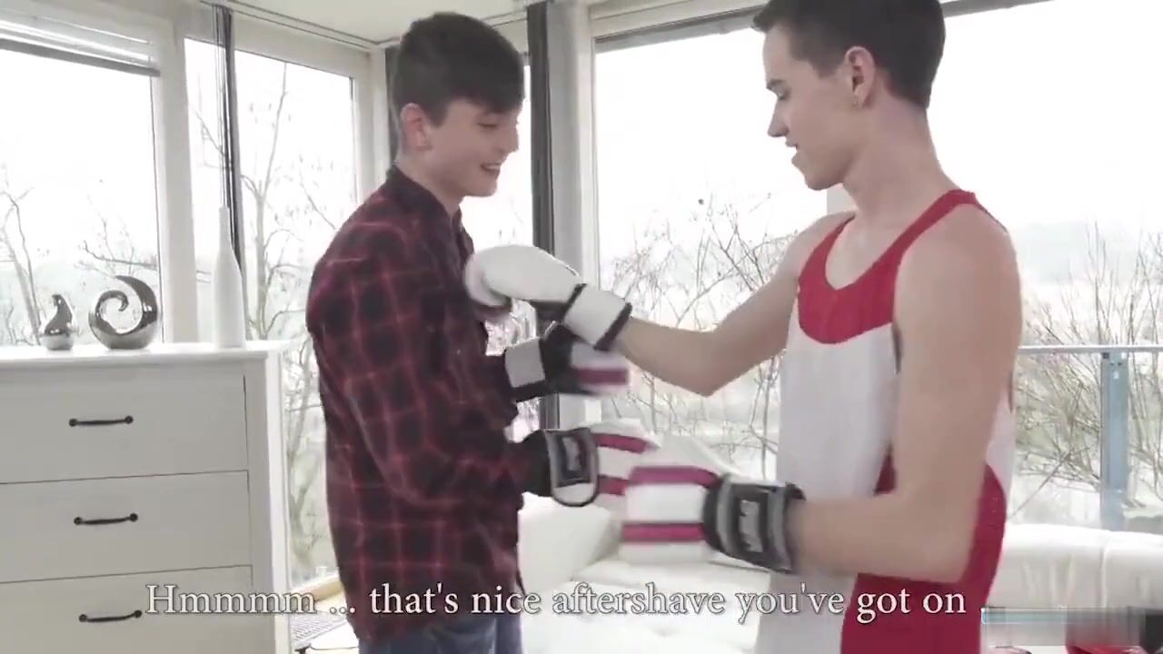 Twink boxing boys creampie sex gay porn
