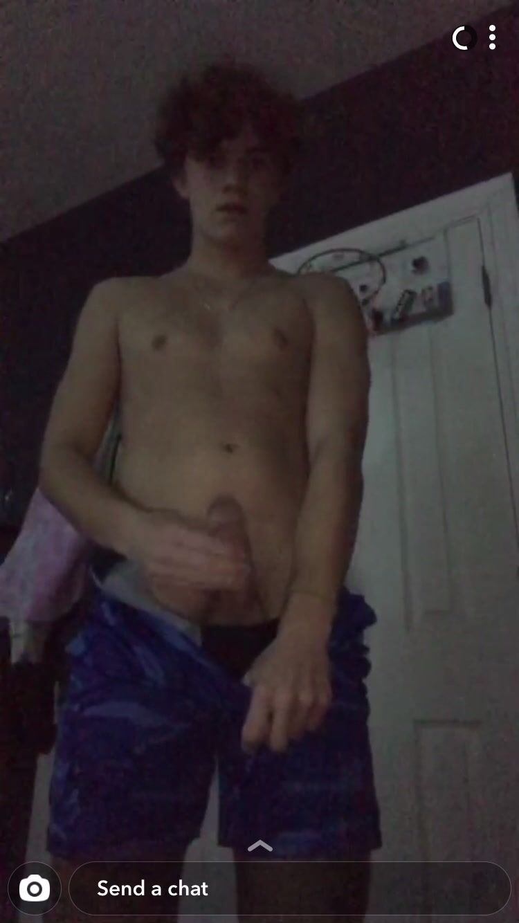 Twink drops undies, flashes hairy hole on snapchat