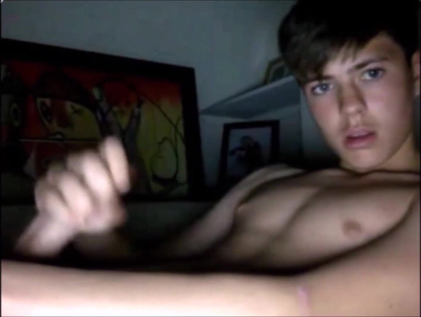 Twink stud unloads hot cum