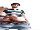 Twink rubs one out before family dinner boys porn