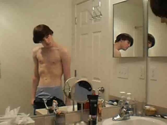 Twink wanks in shower boys porn