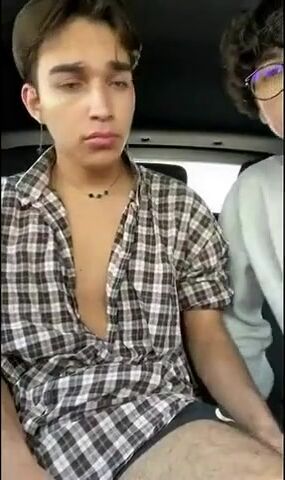 小鲜肉车内口交