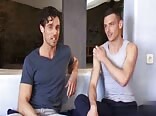 Hard twink sex with two horny boys