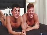 милые твинки в жёстком гей-действии 2
