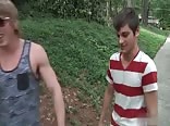 Pre-outing bareback fuck between two guys