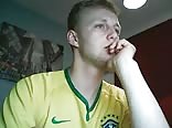 British footballer shows off big smooth ass in doggy style on cam