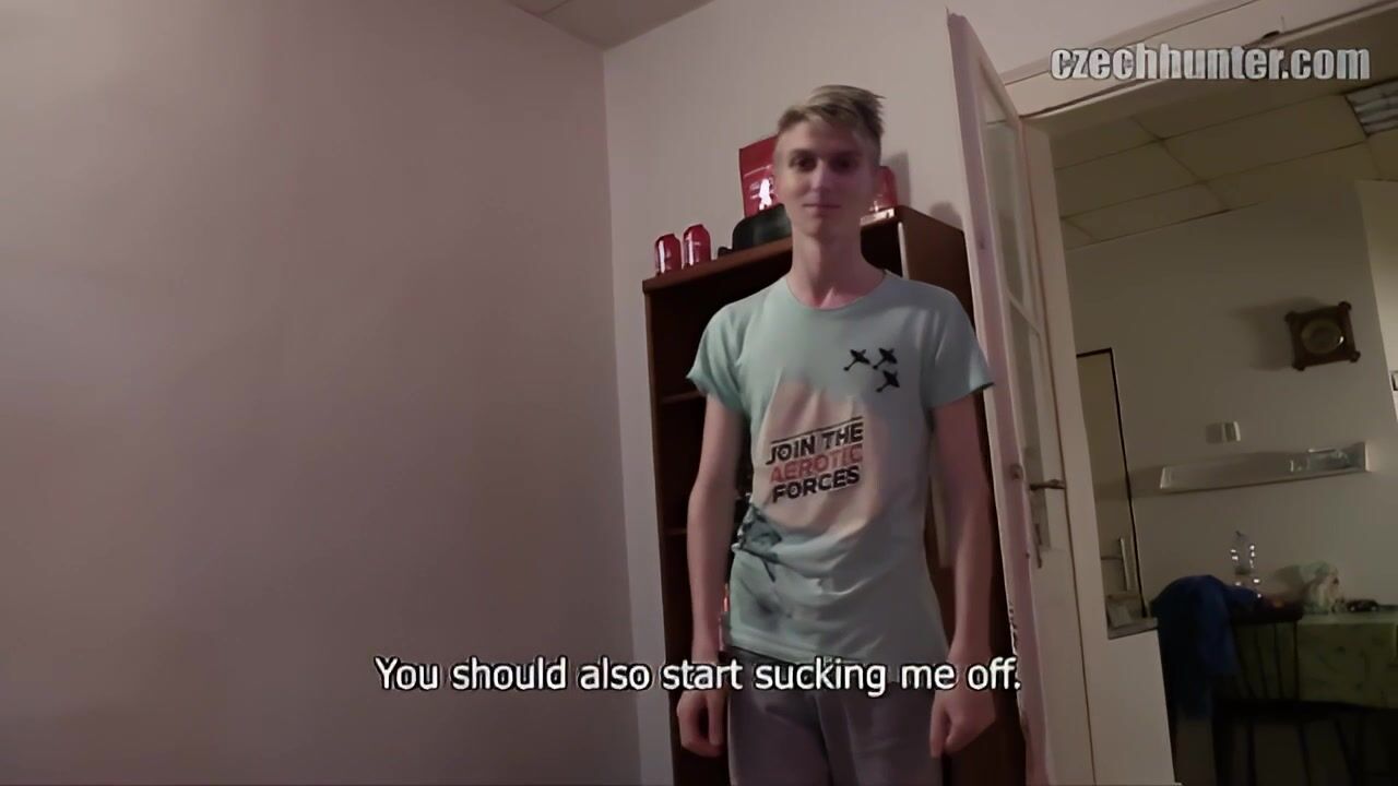 Young student takes load up his ass raw