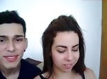 Ultra-cute facialize her gf - camshow 082