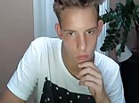 Uncut gay cock selfie: nice balls cum in hand