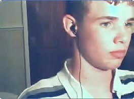 Uncut teen self cam