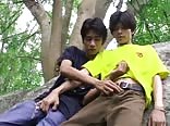 Vietboys fucking in the jungle