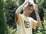 Backyard twink action with viilem helen
